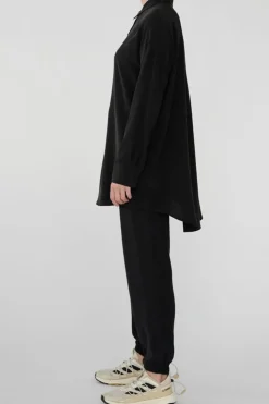 Ella Track Pants, Black