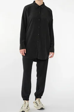 Ella Track Pants, Black