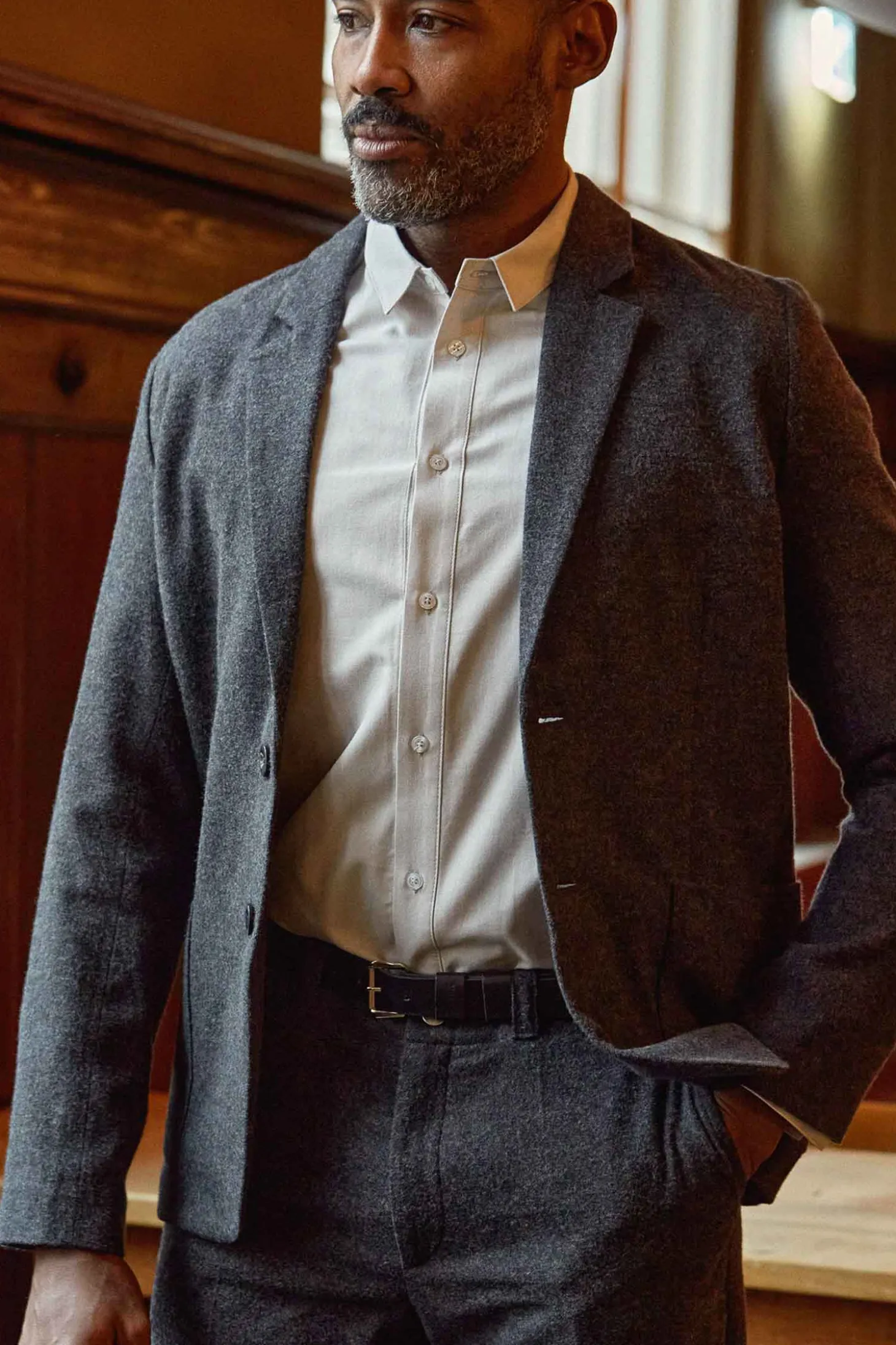 Enver Blazer, Coal Flannel