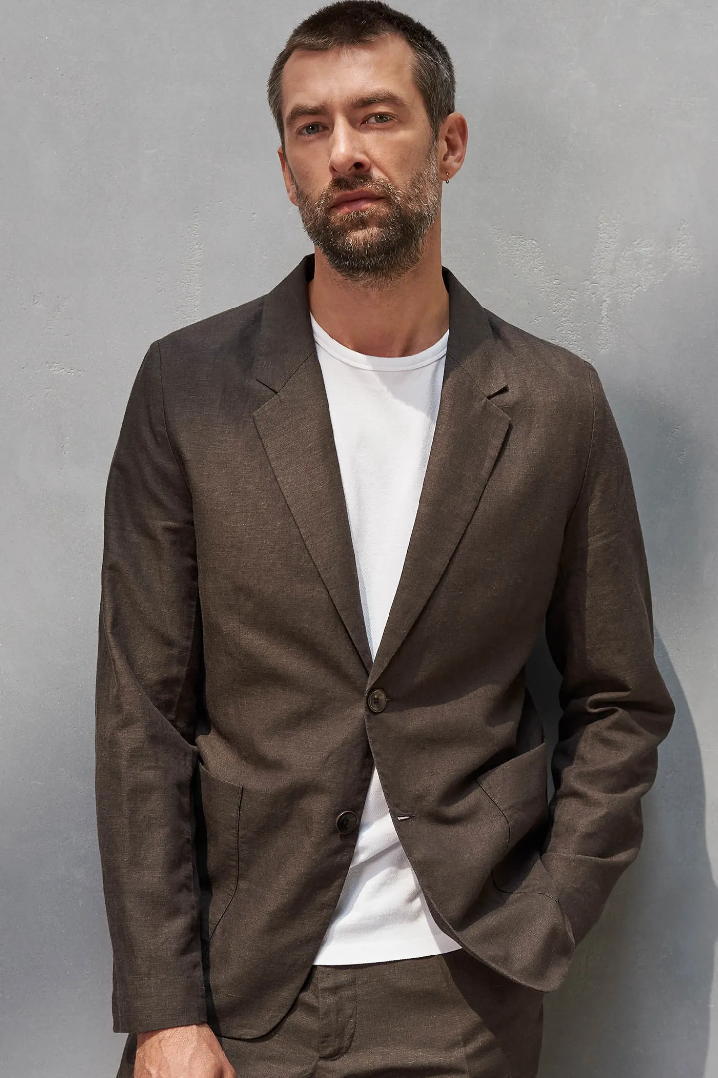 Enver Blazer, Linen Coffee