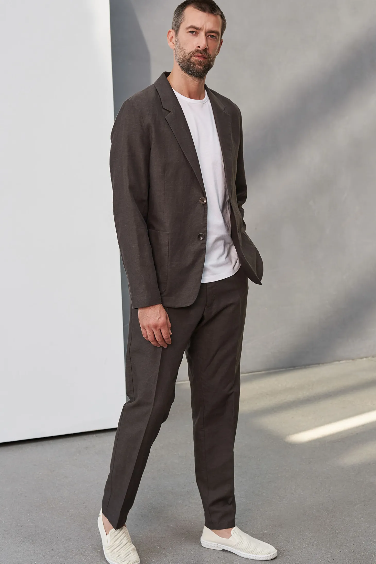 Enver Blazer, Linen Coffee