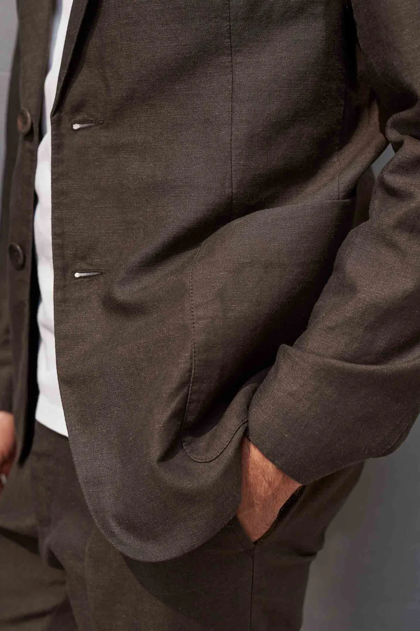 Enver Blazer, Linen Coffee