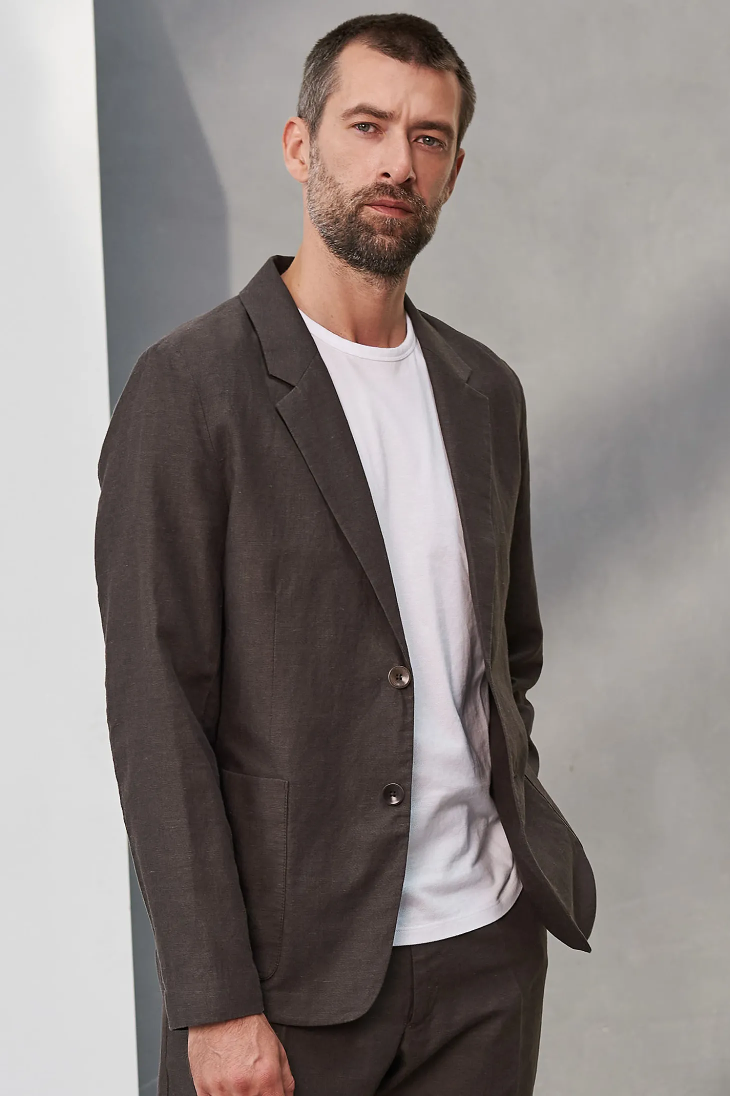 Enver Blazer, Linen Coffee