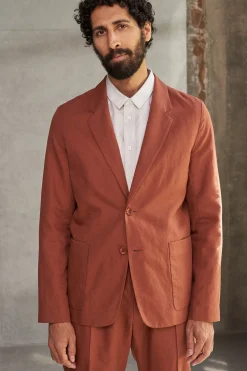 Enver Blazer, Linen Rust