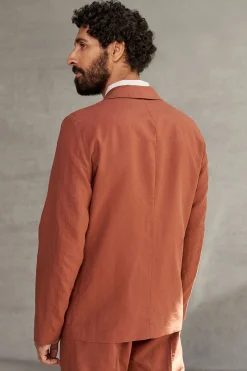 Enver Blazer, Linen Rust