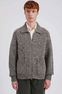 Erik Donegal Jacket, Grey Mel.