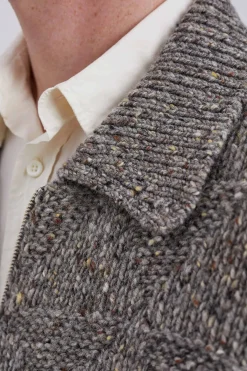 Erik Donegal Jacket, Grey Mel.