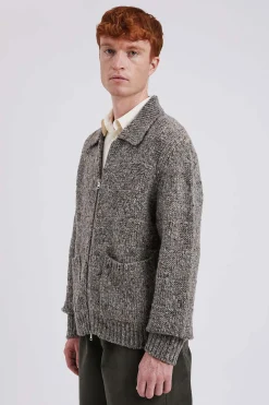 Erik Donegal Jacket, Grey Mel.
