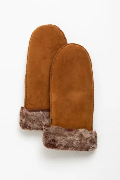 Fäustling Caramel Snow