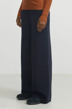 Felted Pants, Dark Navy