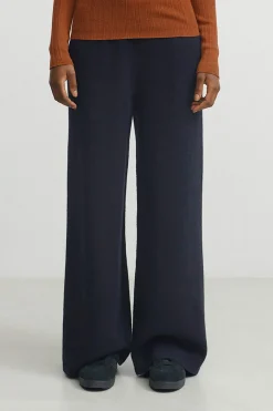 Felted Pants, Dark Navy