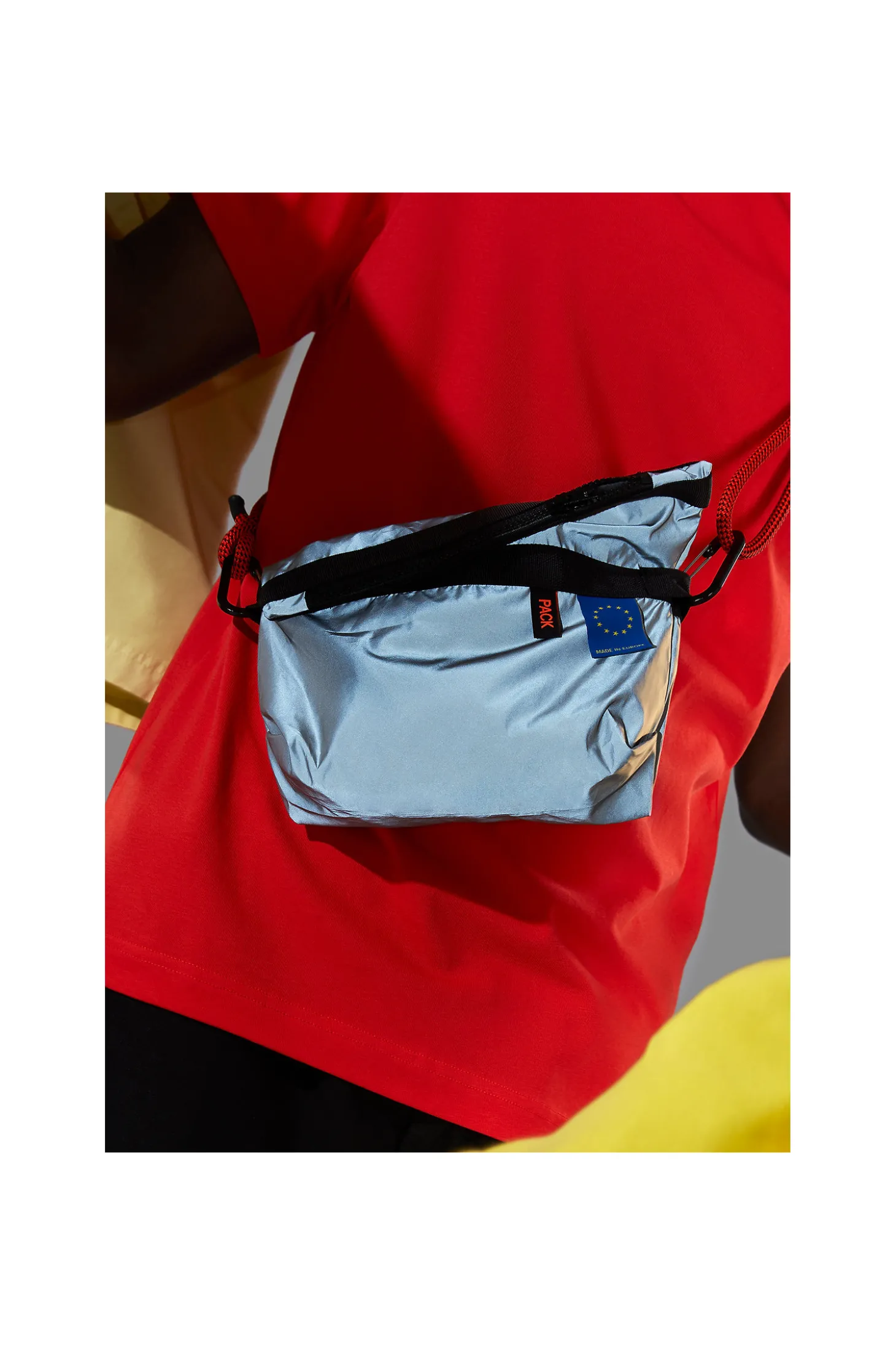 Fold Pouch S, Silver Reflective