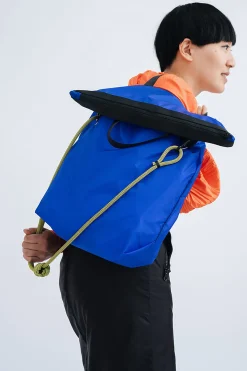 Fold Pouch Shopper, Europium Blue