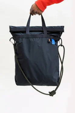 Fold Pouch Shopper, Lead Black