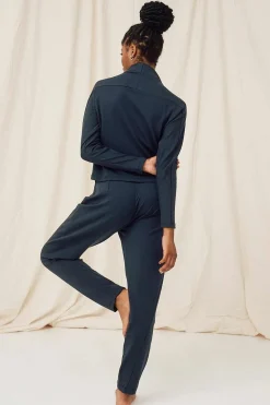 Formal Crop Sweater, Blue Note