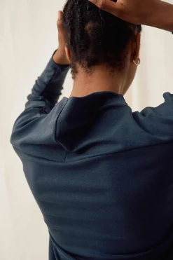 Formal Crop Sweater, Blue Note