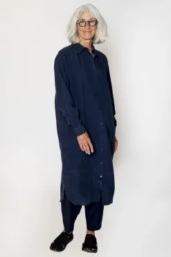 Freja Shirt Dress, Navy