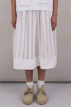 Full Seam Skirt, Ladder Embroidery