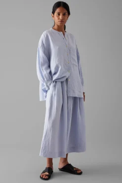 Garment Dyed Skirt, Egg Blue