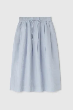 Garment Dyed Skirt, Egg Blue