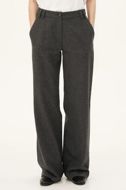 Gilia Flared Pants, Slate