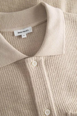 Gustav Crochet Shirt, Oatmeal