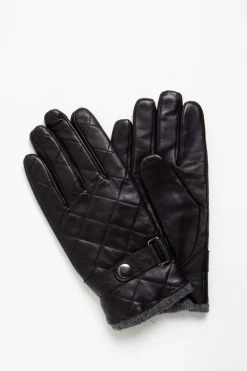 Handschuh dop. gef&uuml;ttert Blk