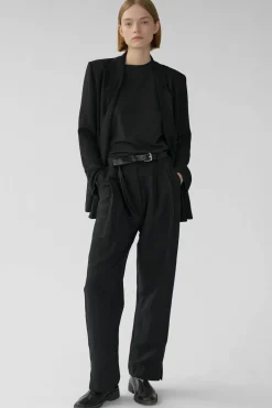 Harry Pants Silk/Linen, Black