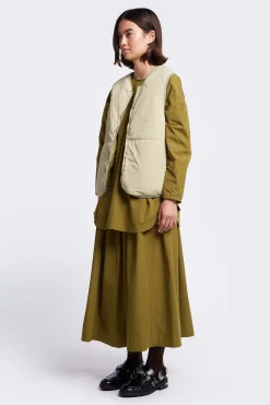 Heart Shearling Vest, Sand