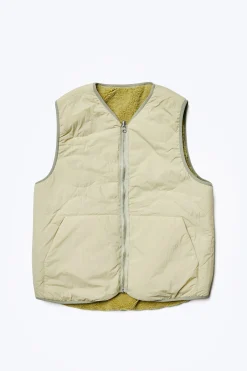 Heart Shearling Vest, Sand
