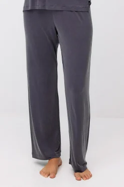 High Waist Pants, Lila Grey