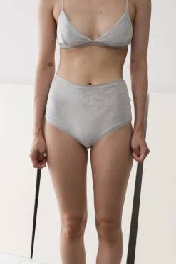 Highwaist Bell Pants, Wave Grey