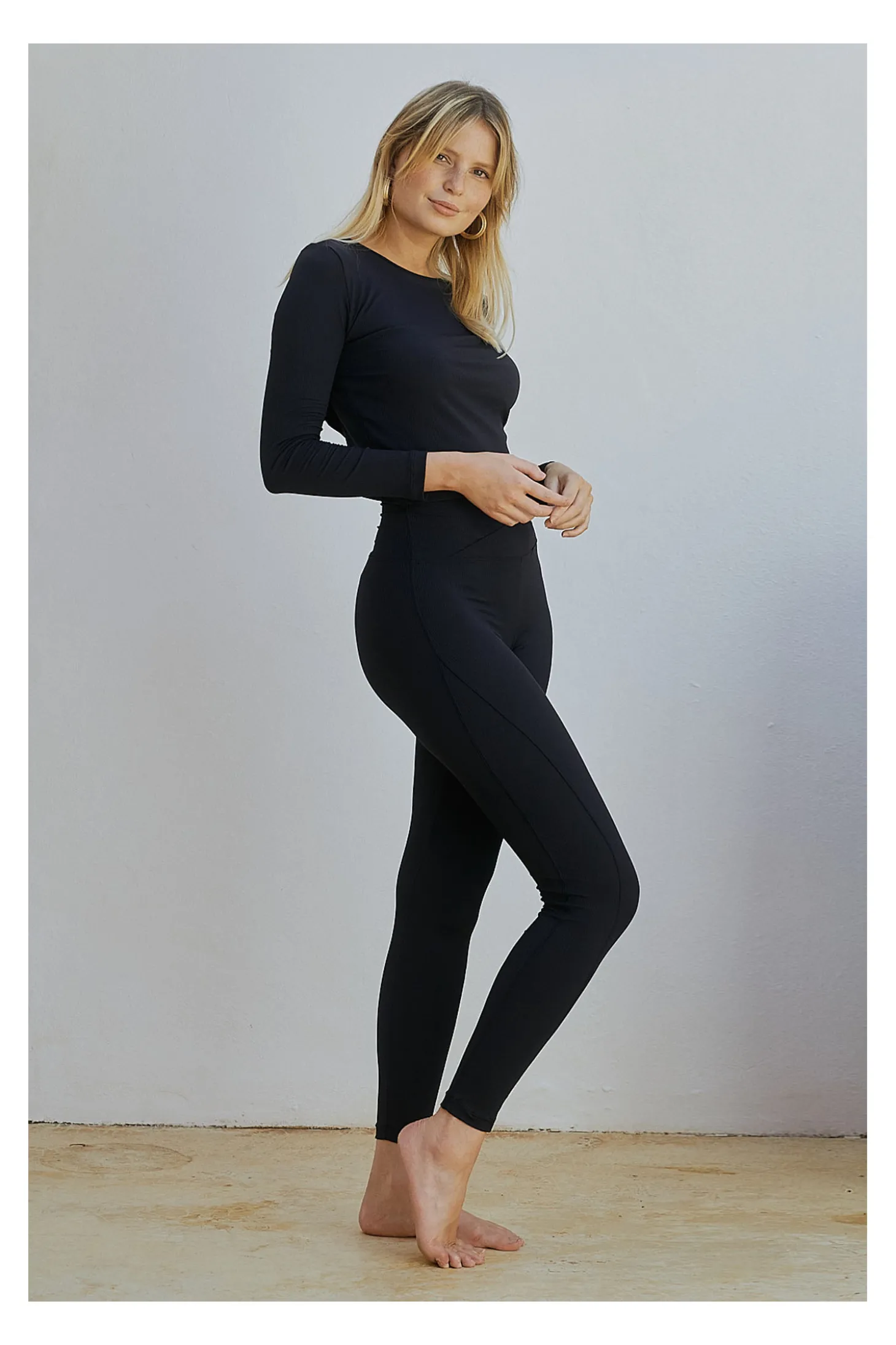 Hybrid Crop Top, Darkest Blue