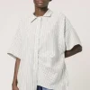 Iruka Shirt, Blue Stripes