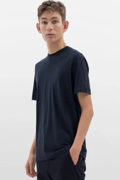 Jakob Crepe Tee, Dark Navy