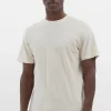 Jakob Crepe Tee, Ecru