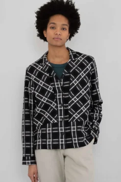 Junction Shirt, Black Window Check