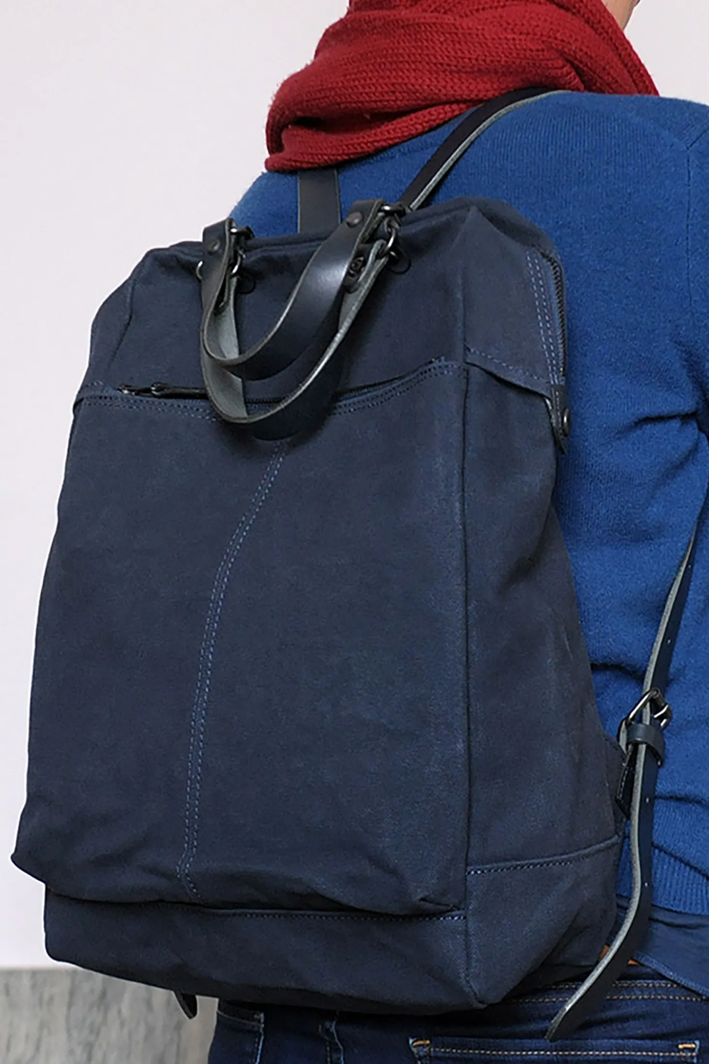 KBS Backpack Zip, navy/navy