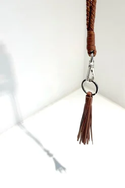 Lanyard Keychain, British Tan