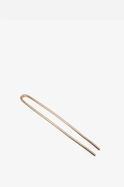 Large Brass Hair Pin, Gold