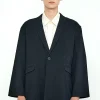 Layered Blazer, Black