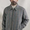 Leal Bomber Jacket, Grey Checks