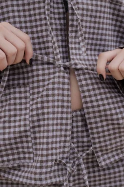 Limber Shirt Flannel, Brown/Grey