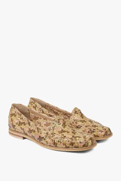 Loafer Woven Mixed 1641, Khaki