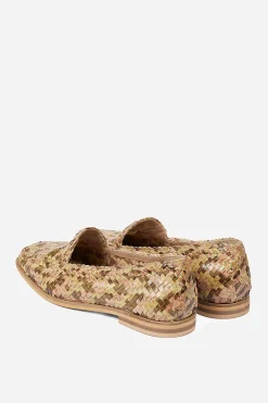 Loafer Woven Mixed 1641, Khaki