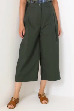 Loose Pants, Emerald Green