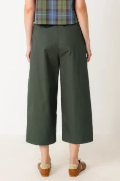 Loose Pants, Emerald Green