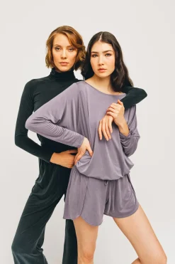 Lounge Shorts, Lilac Stone