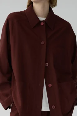 Mara Jacket, Burgundy