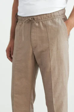 Max Pants, Walnut Linen